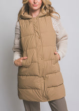 Load image into Gallery viewer, "Maple Mist" Long Puffer Vest