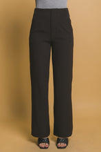Load image into Gallery viewer, "Back To Work" Black Classic Fit Pleated Pants