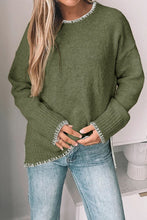 Load image into Gallery viewer, "The Maine" Olive Green Knit Sweater