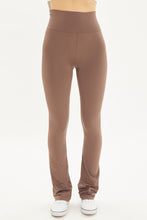Load image into Gallery viewer, &quot;Take It Easy&quot; Brown High Waist Seamless Flare Leggings
