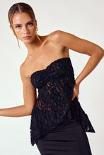Load image into Gallery viewer, &quot;Happily Ever After&quot; Black Lace Strapless Tube Top
