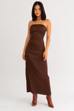 Load image into Gallery viewer, &quot;Angelic Fairytale&quot; Dark Brown Maxi Skirt and Tube Top Matching Set
