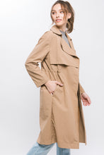 Load image into Gallery viewer, &quot;Fall In New York&quot; Beige Light Weight Trench Coat
