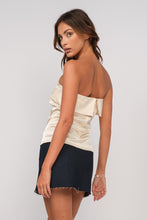 Load image into Gallery viewer, &quot;Holiday Wishlist&quot; Ivory Satin Top
