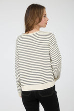 Load image into Gallery viewer, &quot;Fall Air&quot; Stripe Button Down Cardigan

