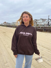 Load image into Gallery viewer, &quot;Coastal Cowgirl&quot; Brown Pink Moon Branded Hoodie
