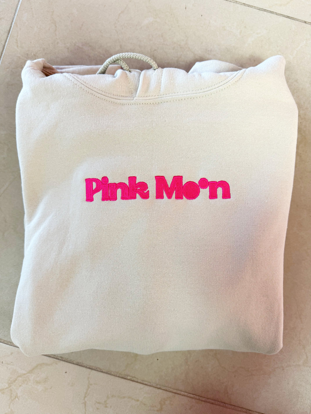 Pink Moon Boutique Embroidered Hoodie