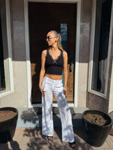 Load image into Gallery viewer, &quot;Nantucket Nights&quot; White Light Weight Flare Pants w/ Pockets
