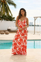 Load image into Gallery viewer, &quot;Summer In Europe&quot; Vibrant Floral Maxi Dress
