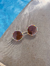 Load image into Gallery viewer, &quot;Sparks Fly&quot; Colorful Gem Round Frame Sunglasses
