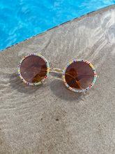 Load image into Gallery viewer, &quot;Sparks Fly&quot; Colorful Gem Round Frame Sunglasses
