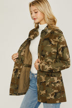 Load image into Gallery viewer, &quot;Blending In&quot; Camo Print Jacket
