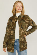Load image into Gallery viewer, &quot;Blending In&quot; Camo Print Jacket
