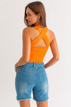 Load image into Gallery viewer, &quot;Florida Orange&quot; Orange Cross Neck Bodysuit
