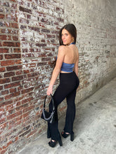 Load image into Gallery viewer, &quot;Steal The Show&quot; Black Flare Pants
