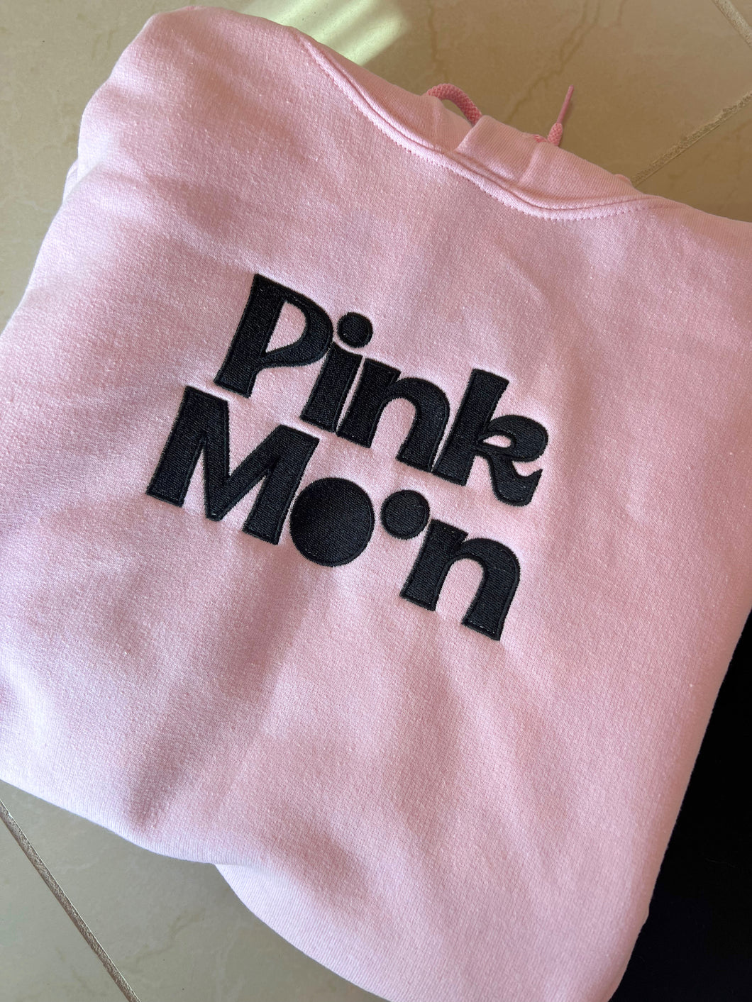 Pink Moon Hoodies - Large Logo (PINK)