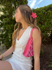 "Large Flower Claw Clips"