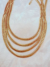 Load image into Gallery viewer, &quot;Golden Layer&quot; 14k Gold Thick Plain Gold Necklace
